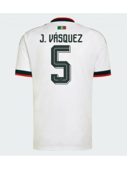 Moški Nogometna dresi replika Mehika Johan Vasquez #5 Gostujoči SP 2026 Kratek rokav